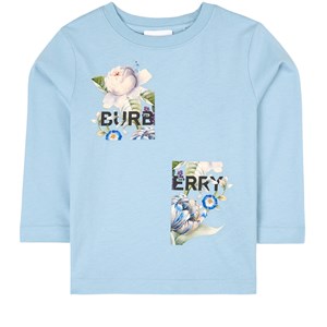 Burberry Floral Logo Tröja Ljusblå 8 år