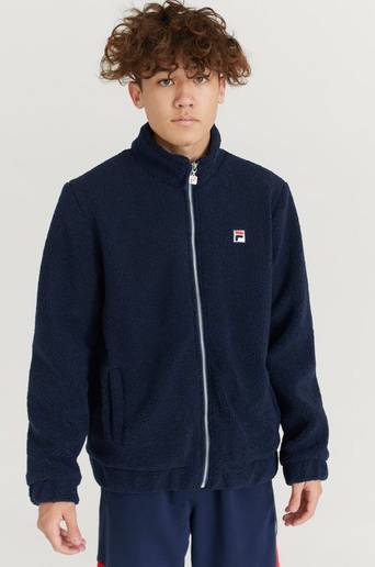 FILA Jacka Teens Boys Joseph sherpa Fleece Jacket Svart