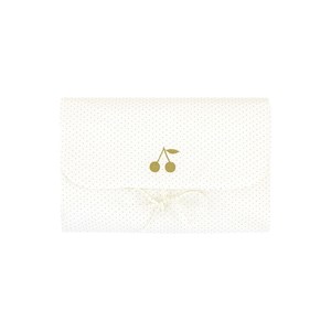 Bonpoint Cream with Cherry and Dots Changing Mat One Size