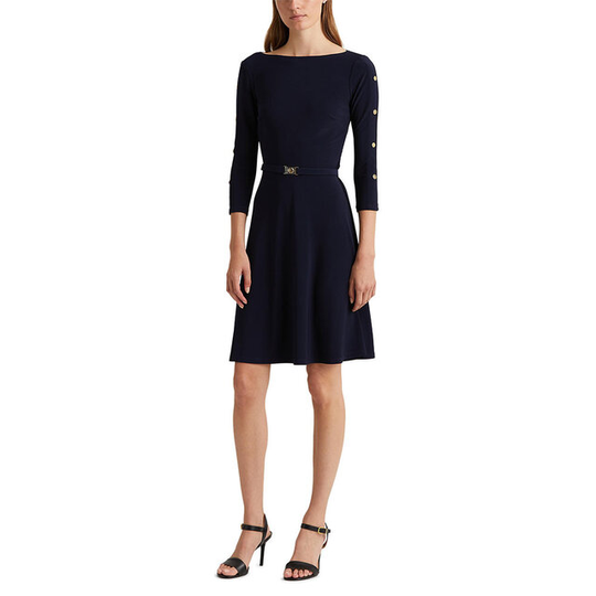 Belted Jersey Dress