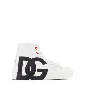 Dolce & Gabbana DG Logo Hög Sneaker Vit 24 EU