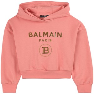 Balmain Purple Branded Hooded Sweatshirt 8 år