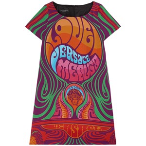 Versace Graphic Print Klänning Flerfärgad 12 år