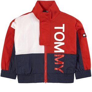 Tommy Hilfiger Colorblock Logo Bomberjacka Marinblå 16 år