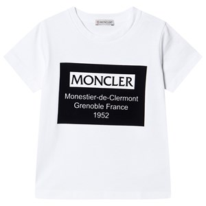 Moncler Branded T-shirt Vit 10 years