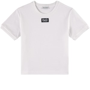 Dolce & Gabbana Logo T-shirt Vit 8 år