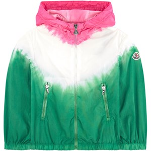 Moncler Waterproof Tie Dye Vindjacka Grön 6 år