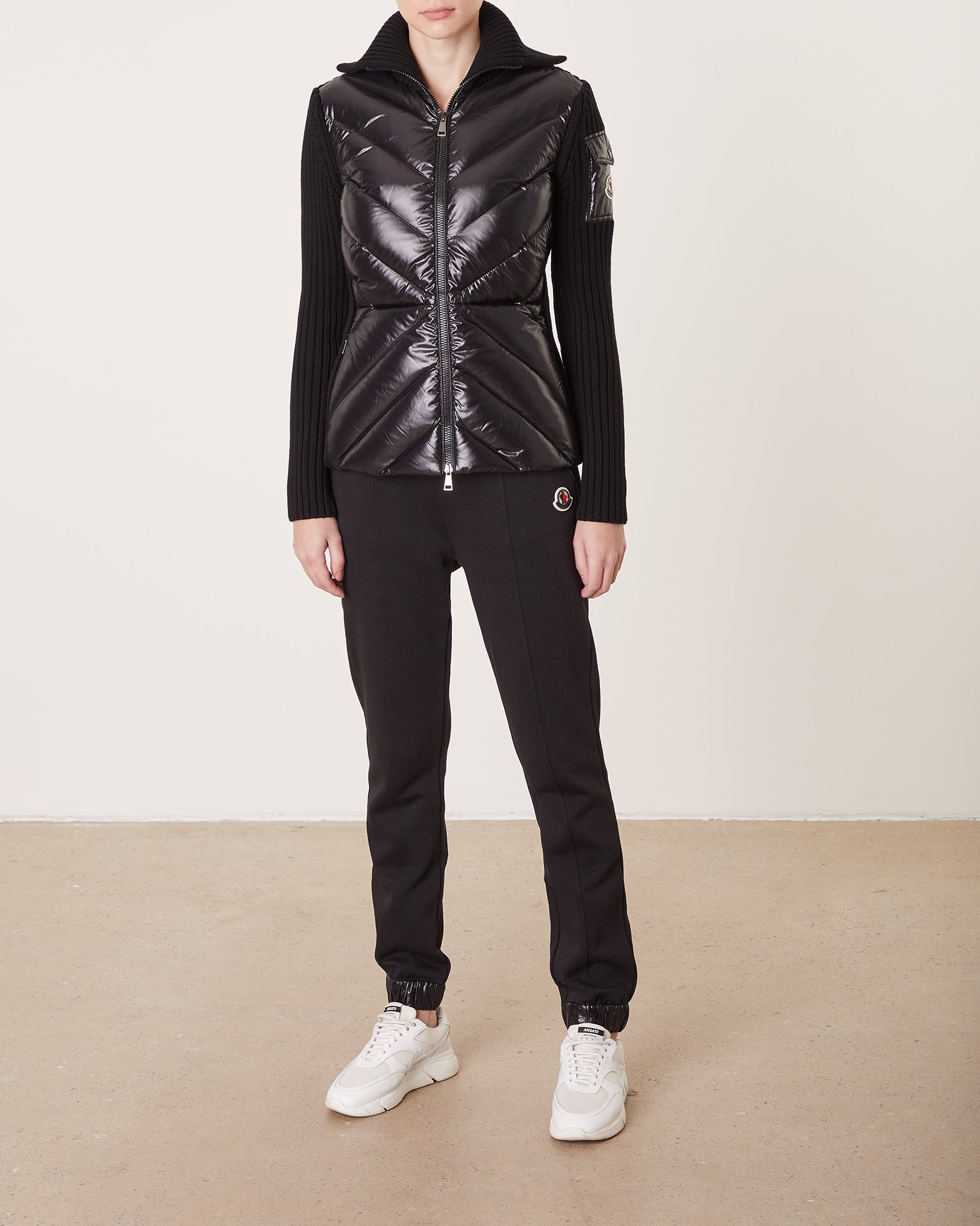 Moncler Jacka Cardigan S Svart 002