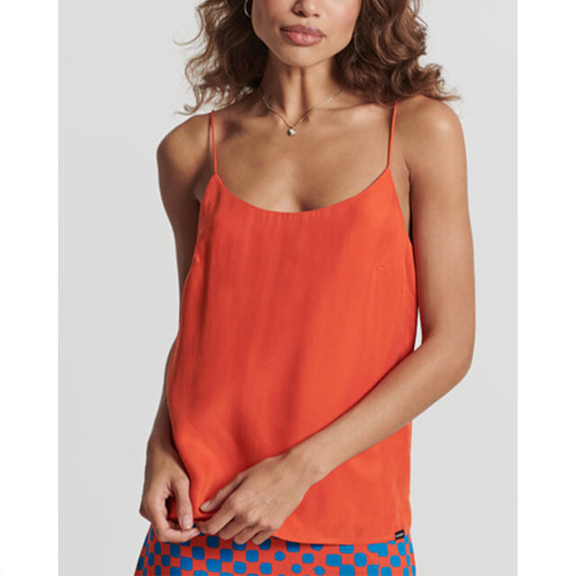 Cupro Strappy Cami Top