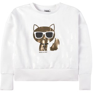 Karl Lagerfeld Kids Choupette Tröja Vit 3 år