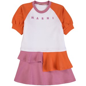 Marni Colorblock Klänning Vit 6 år