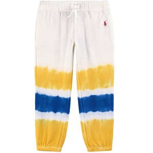 Ralph Lauren Tie Dye Mjukisbyxor Gräddvita 3 år