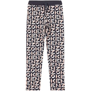 Kenzo Logo Print Leggings Charcoal 3 år
