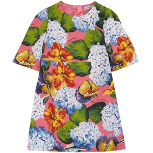 Dolce & Gabbana Floral Klänning Rosa 4 år