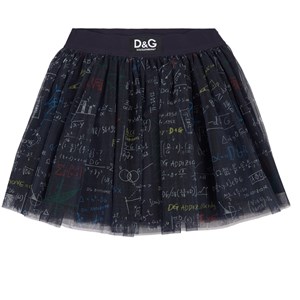 Dolce & Gabbana Algebra Tyllkjol Marinblå 4 år