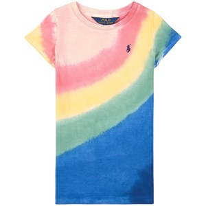 Ralph Lauren Multicolor T-shirtklänning Rosa 2 år