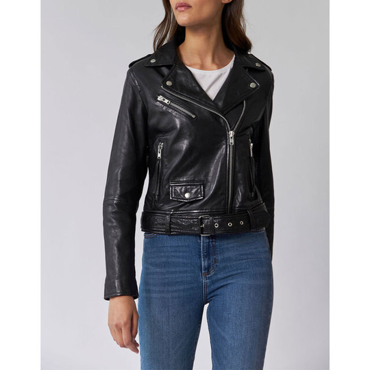 Rachel Leather Biker