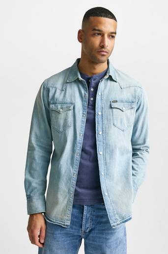 Polo Ralph Lauren Jeansskjorta L/S Denim Shirt Blå