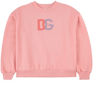 Dolce & Gabbana DG Logo Sweatshirt Rosa 4 år
