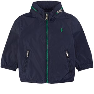 Ralph Lauren Logo Vindjacka Marinblå 12 mån