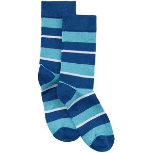 Marni Navy & Blue Striped Socks 12-14 år