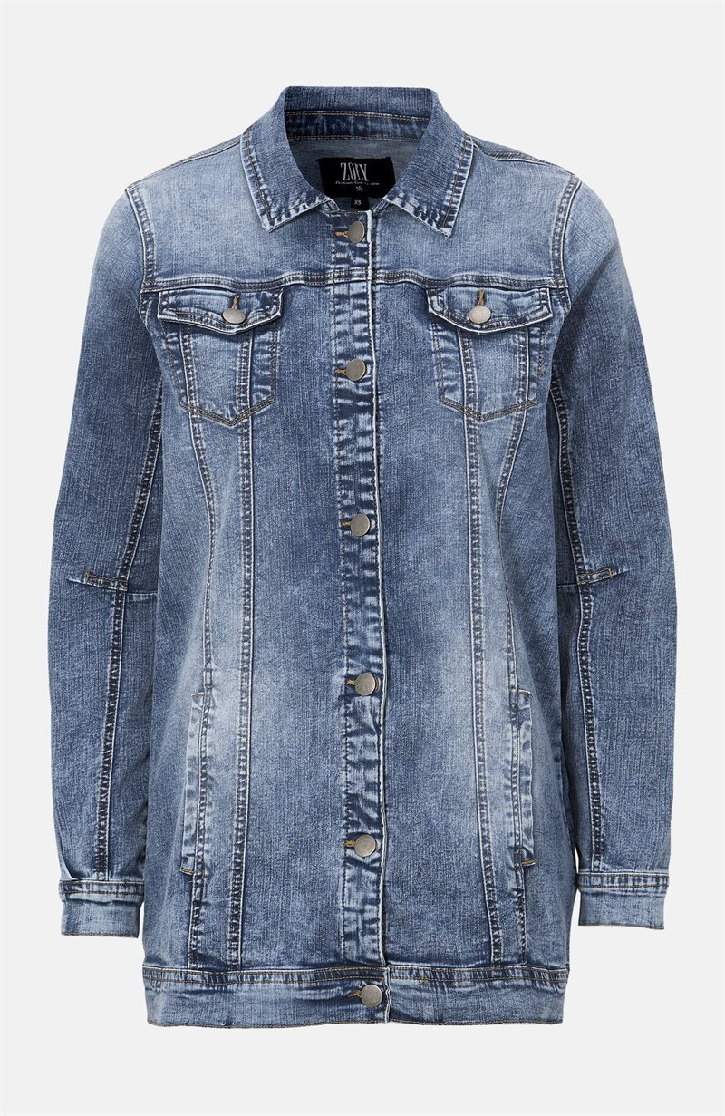 Lång jeansjacka Fia