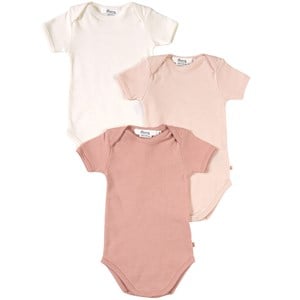 Bonpoint 3-Pack Baby Bodys Rosa 12 mån