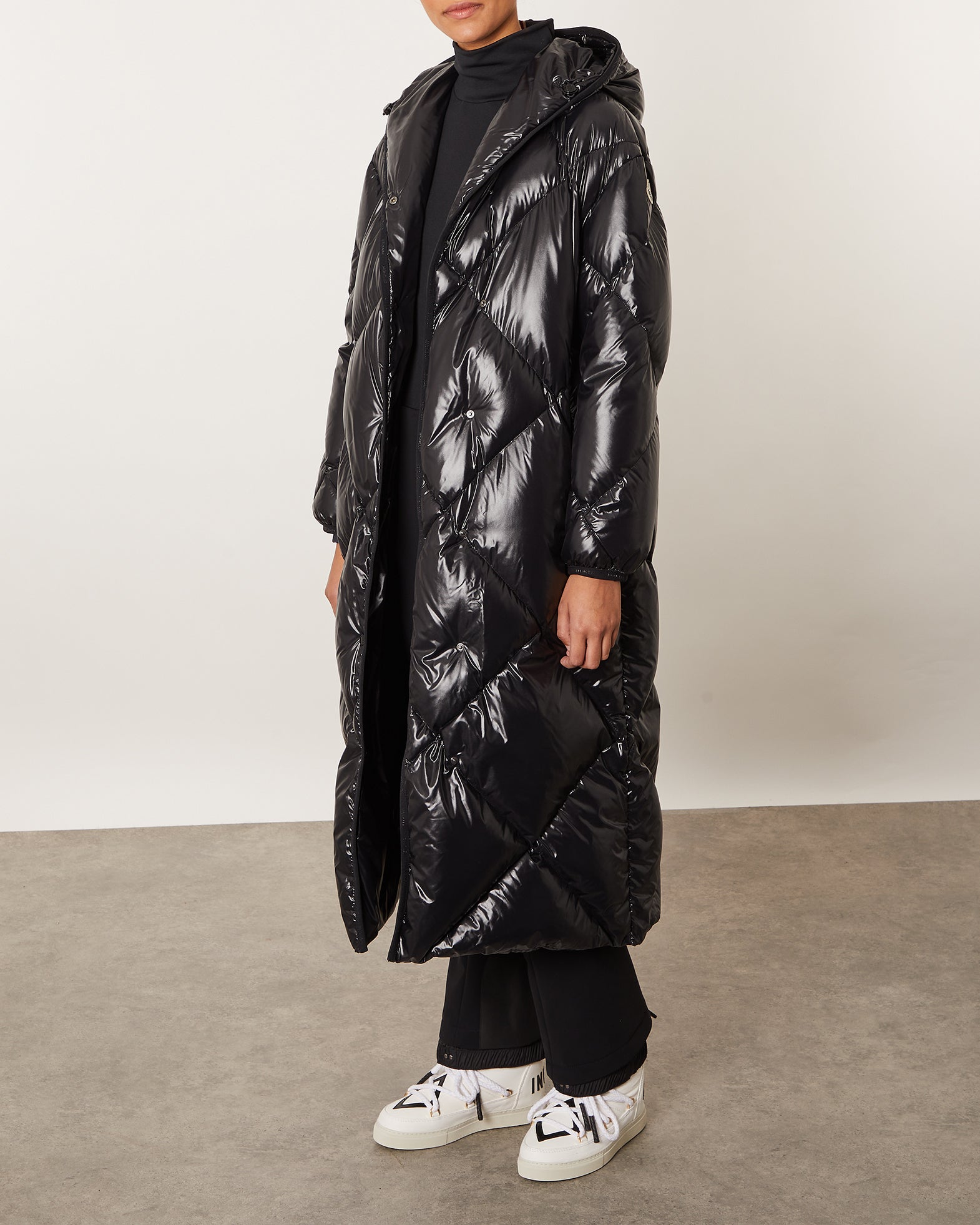 Moncler Jacka Cotonniere Long 3 (M/L) Svart 2024