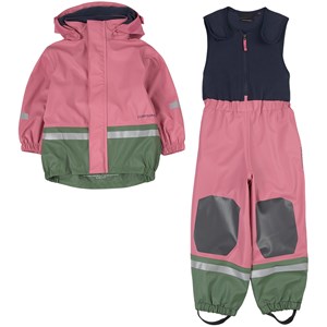 Didriksons Boardman Kids Regnställ Rosa 80 cm (9-12 mån)