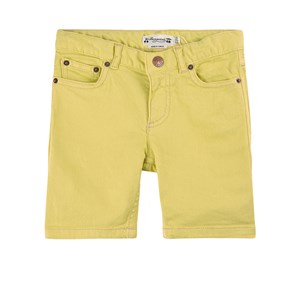 Bonpoint Lars Bermuda Jeansshorts Acid Yellow 4 år