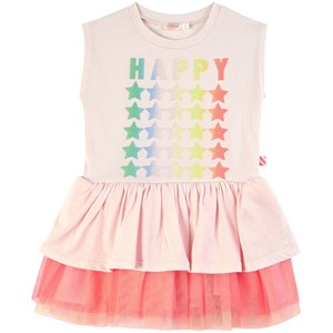Billieblush Happy Star Print Ruffle Klänning Vit 2 år