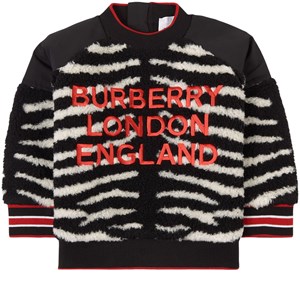 Burberry Zebra Print Tröja Svart 12 år