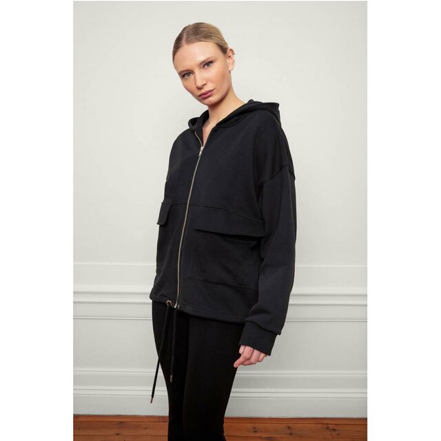 Robin Sweat Jacket Black