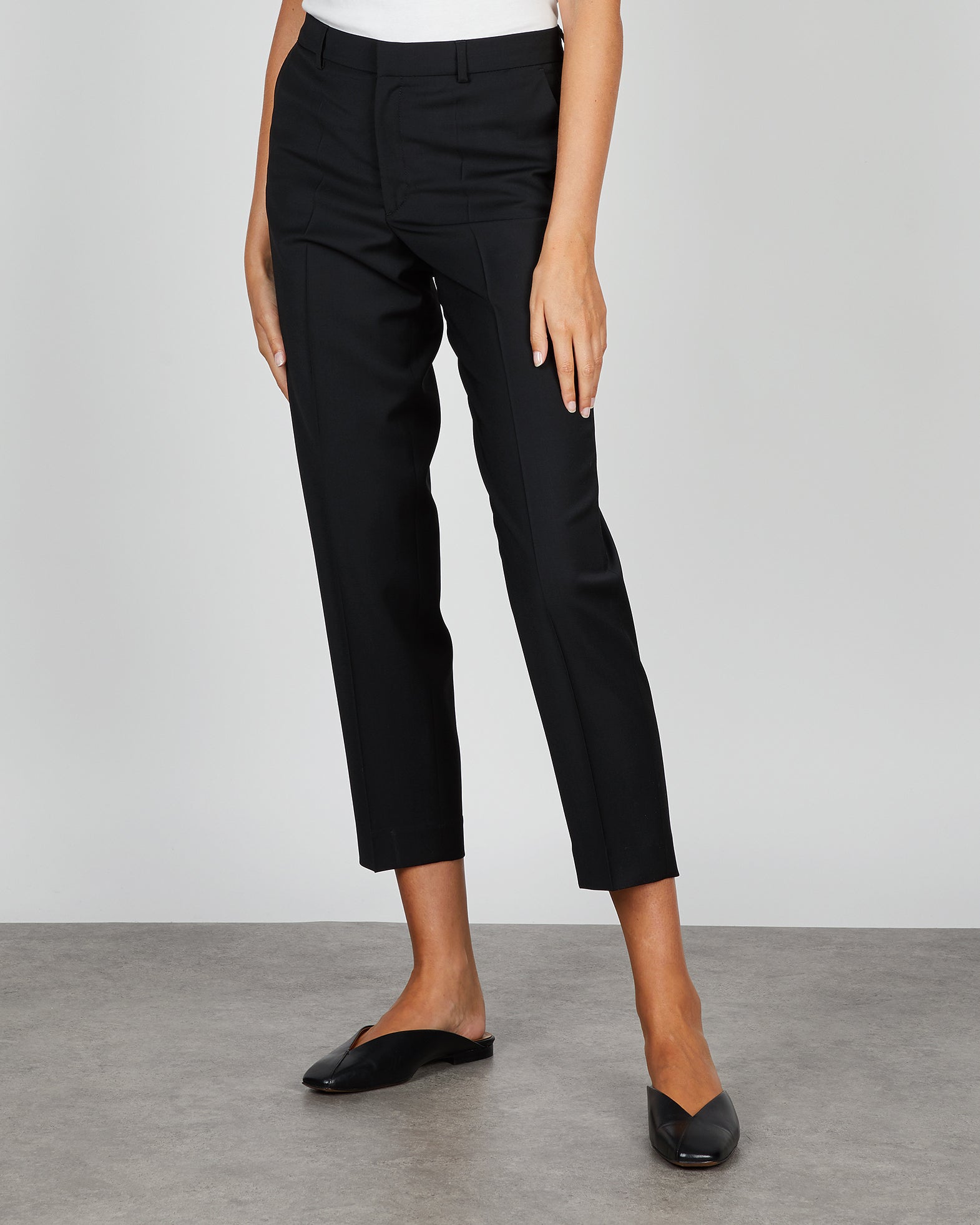 Filippa K Byxa Emma Cropped 34 Svart 011