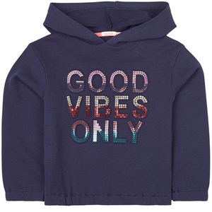 Billieblush Good Vibes Only Huvtröja Marinblå 4 år
