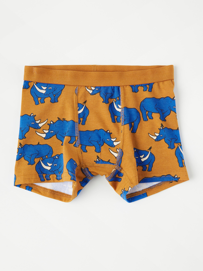 Boxershorts med noshörningar