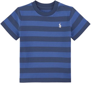Ralph Lauren Randig T-Shirt Blå 24 mån