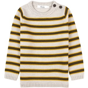 Bonpoint Thibert Stickad Tröja Beige 10 år