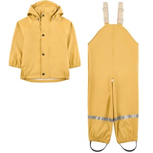 Kuling San Marino Recycled Regnställ Harvest Yellow 74/80 cm