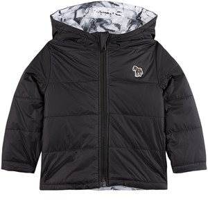 Paul Smith Junior Ski Print Vändbar Täckjacka Svart 4 år