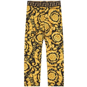 Versace Barocco Leggings Svarta 4 år