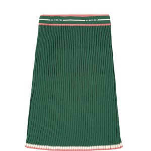 Marni Midi Ribbstickad Kjol Grön 10 år