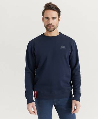 Alpha Industries SWEATSHIRT Basic Sweater Small Logo Blå