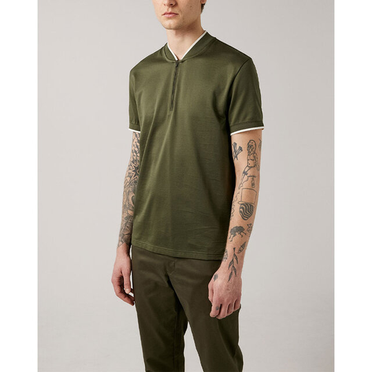Leo Quarter Zip Polo Shirt