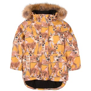 Molo Cathy Faux Fur Jacka Fawns 104 cm (3-4 år)