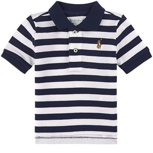 Ralph Lauren Randig Pikétröja Blå 6 mån