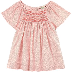 Bonpoint Grenade Smocked Blouse 4 år