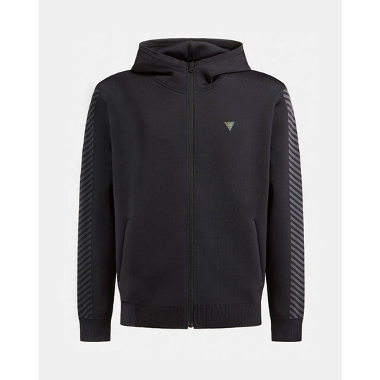 Darrell Knit Tech Jacket Fleece Jacket With Hood