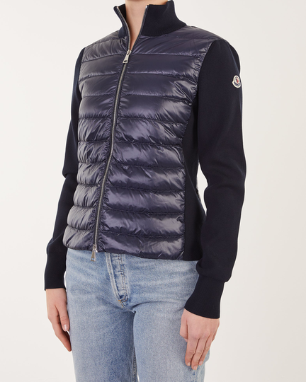 Moncler Jacka Marinblå XS