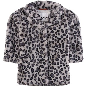 Molo Haili Jacka Snowy Leo Fur 104 cm (3-4 år)